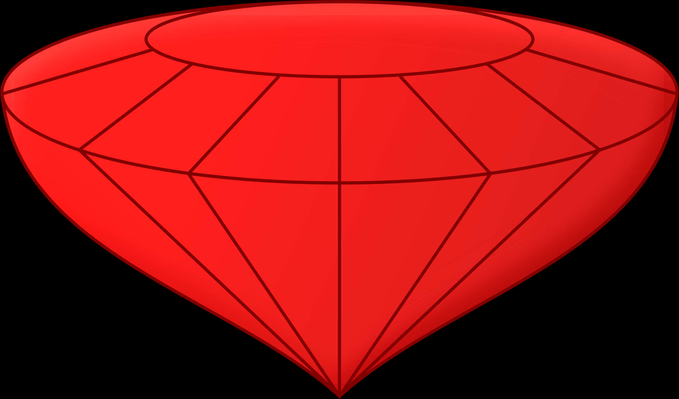 Red Gemstone Graphic