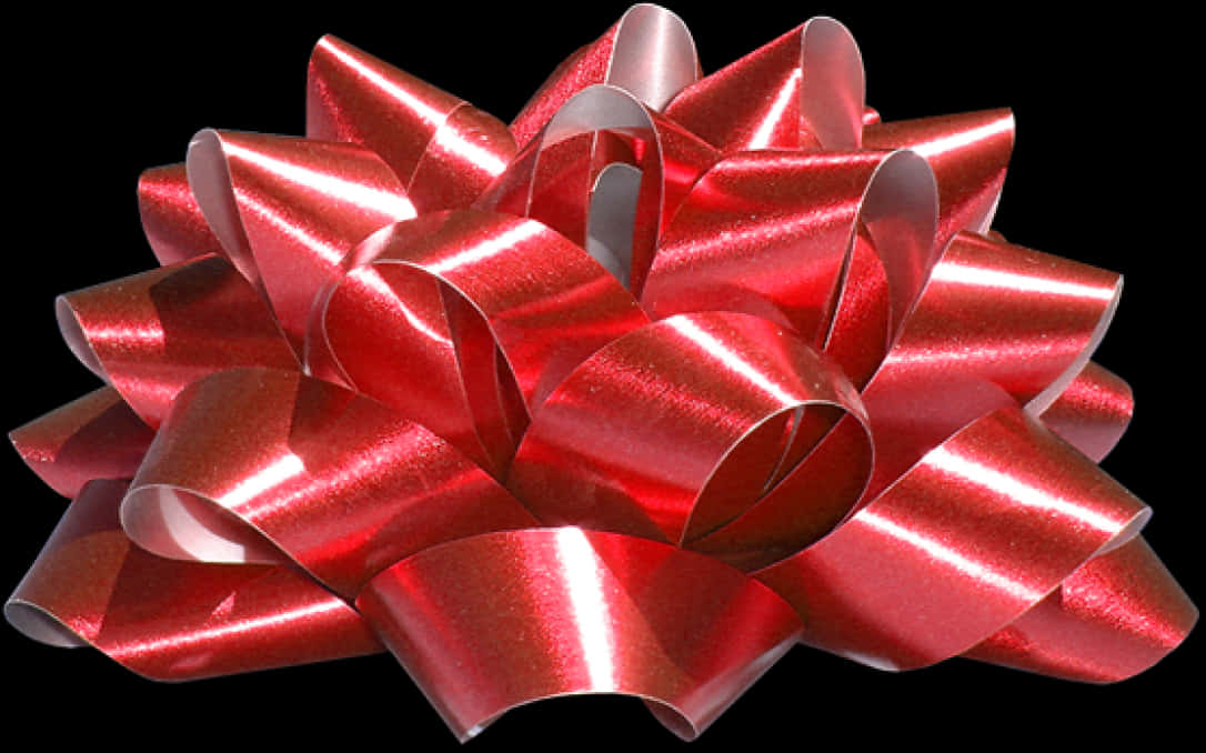 Red Gift Bow Decoration