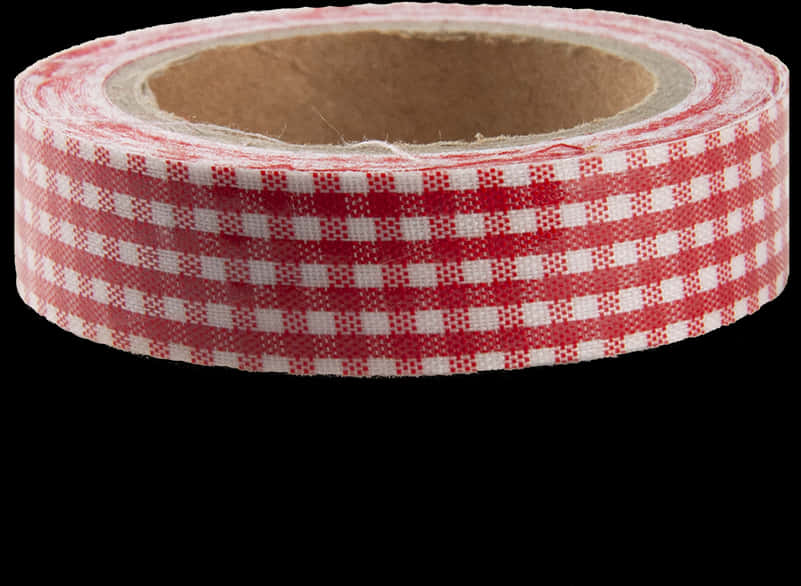 Red Gingham Washi Tape Roll