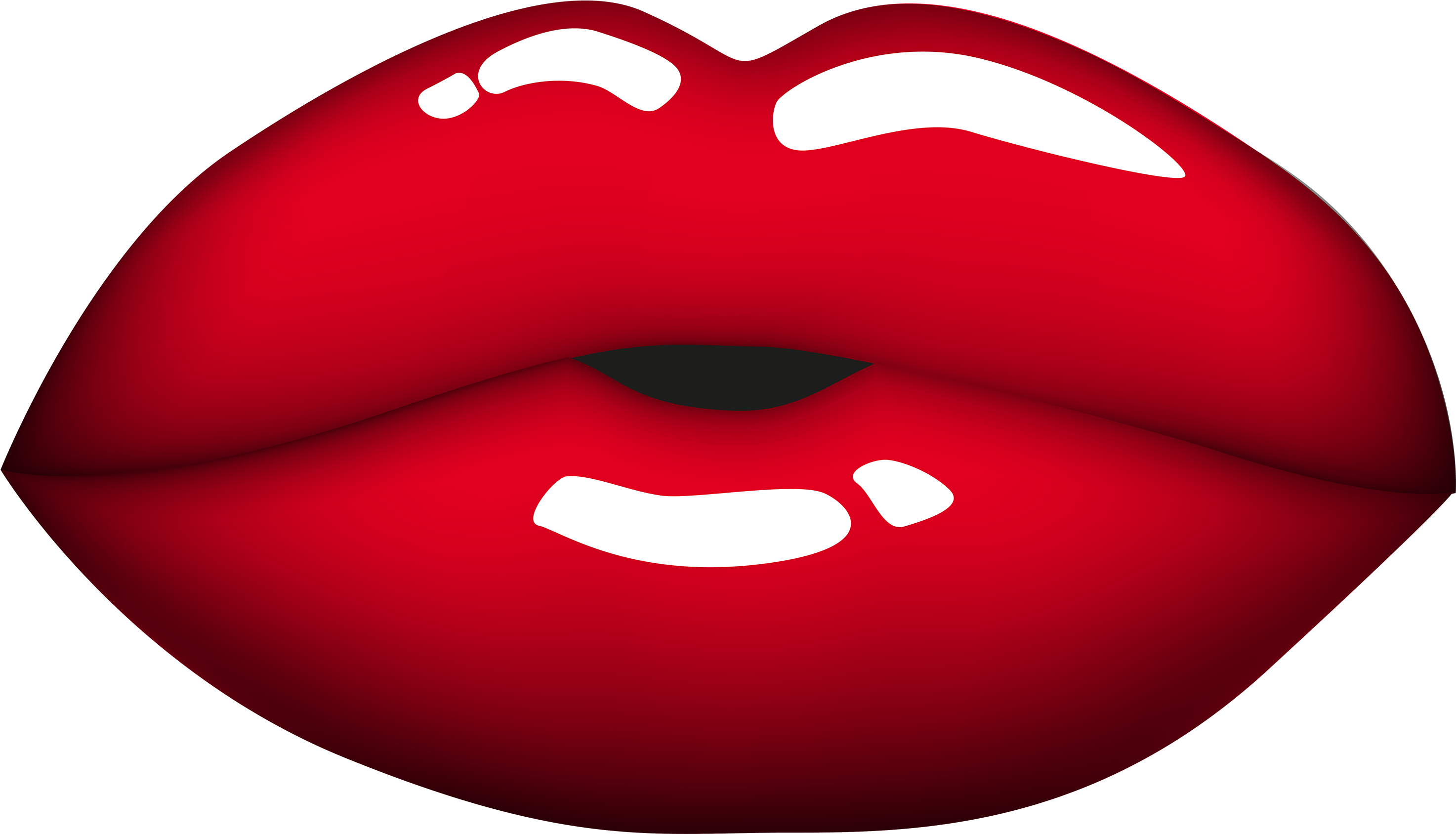 Red Glossy Lips Illustration