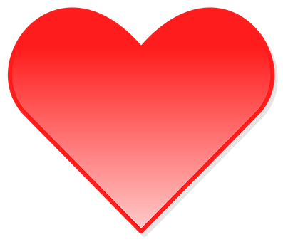 Red Gradient Heart Icon