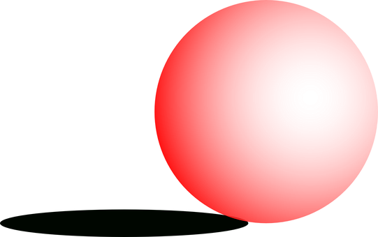 Red Gradient Sphere Black Background