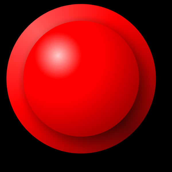 Red Gradient Sphere Graphic
