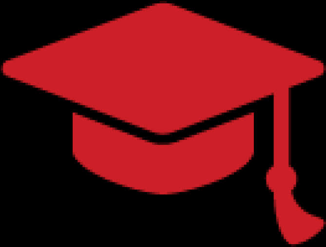 Red Graduation Cap Icon