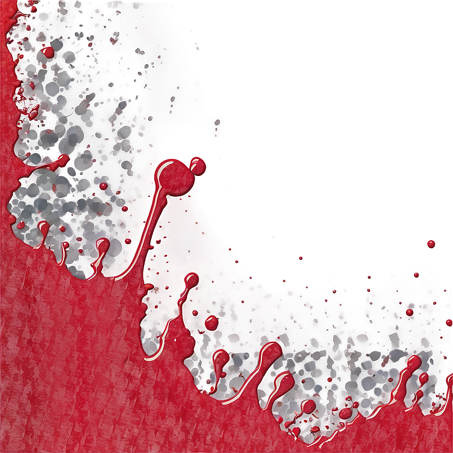 Red Grunge Splatter Border Png Jju20