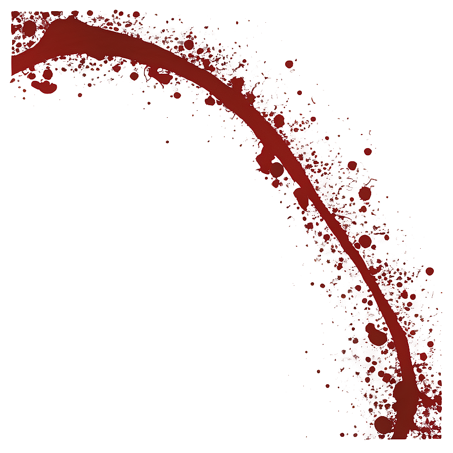 Red Grunge Splatter Border Png Udp2