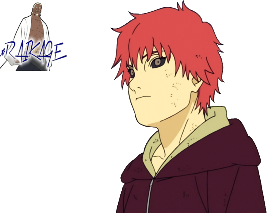 Red Haired Anime Character Sasori