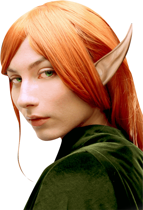 Red Haired Elf Portrait