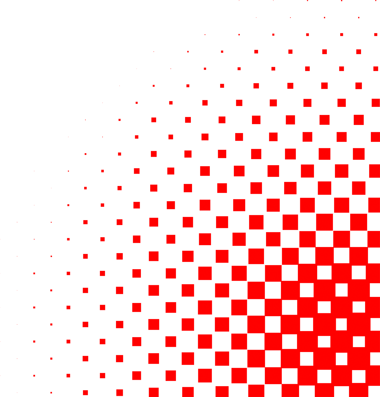 Red Halftone Gradient Pattern