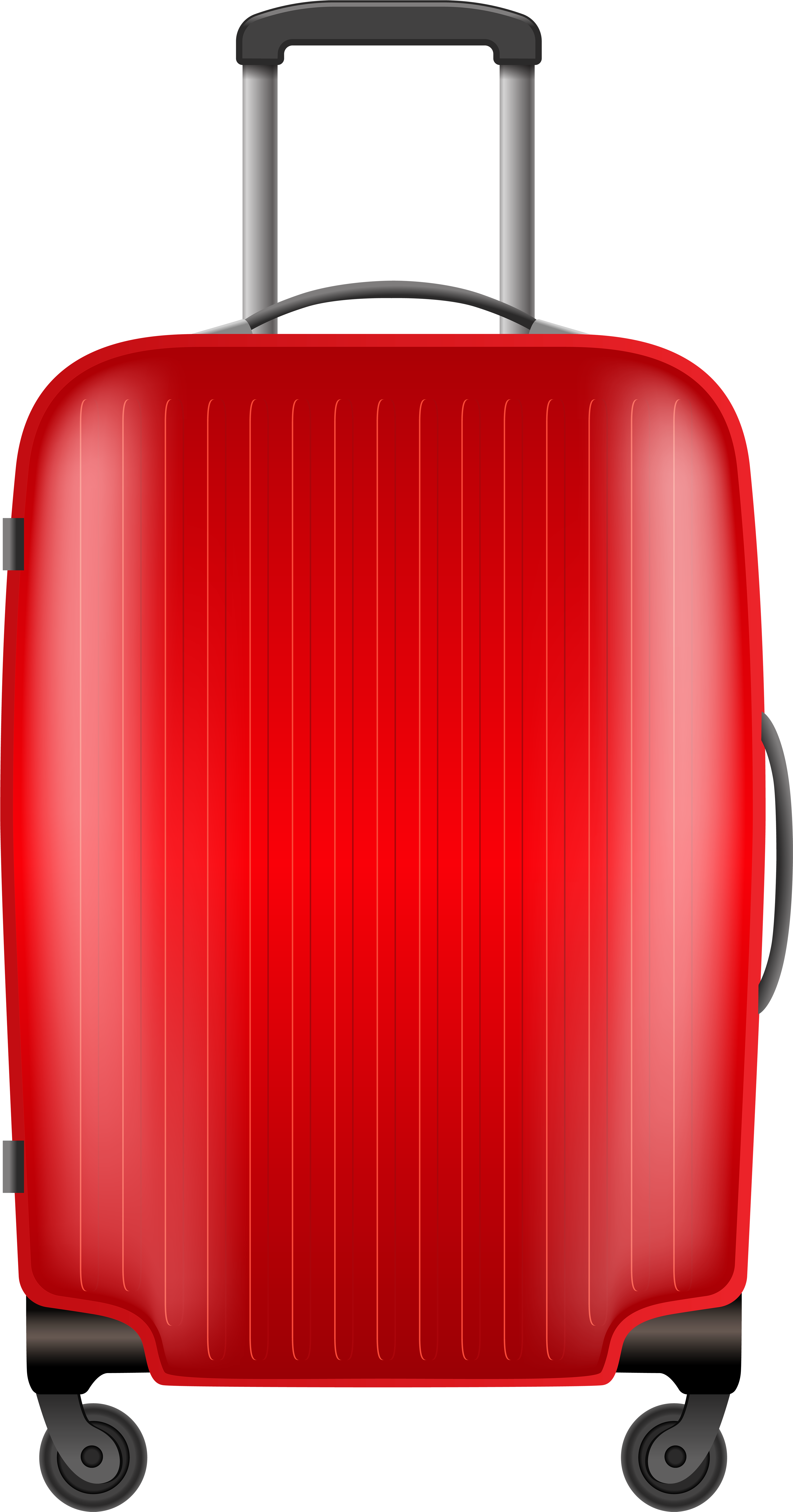 Red Hardshell Travel Suitcase