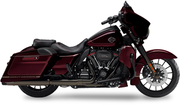 Red Harley Davidson Motorcycle