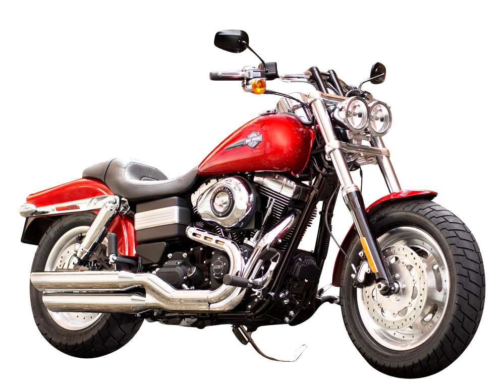 Red Harley Davidson Motorcycle