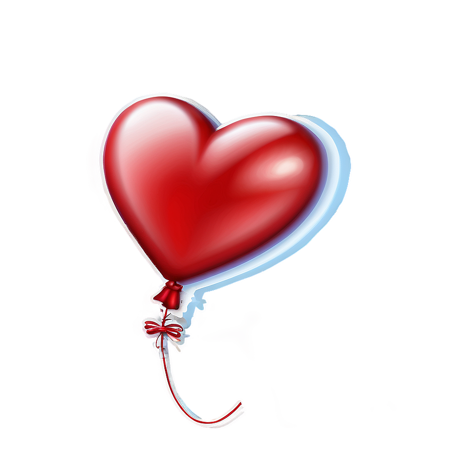 Red Heart Balloon Png 10