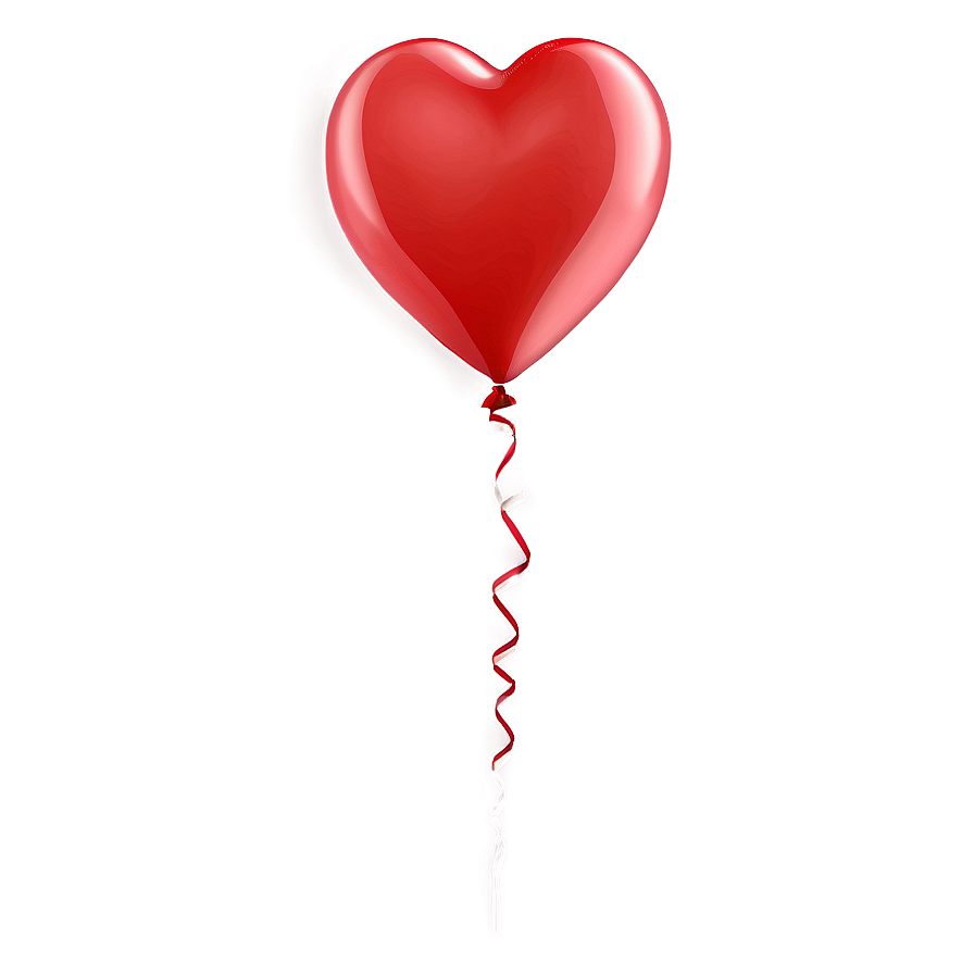 Red Heart Balloon Png 19