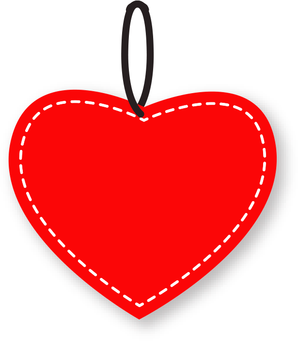 Red Heart Decoration Graphic