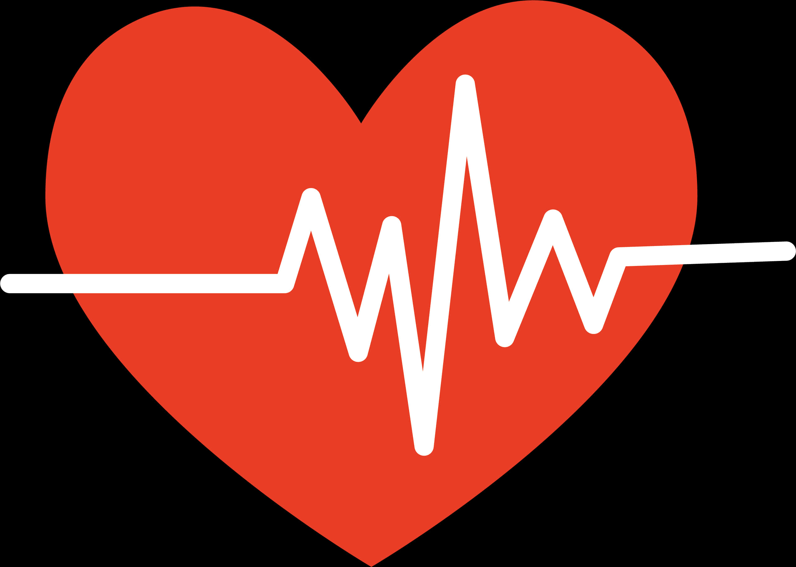 Red Heart Electrocardiogram