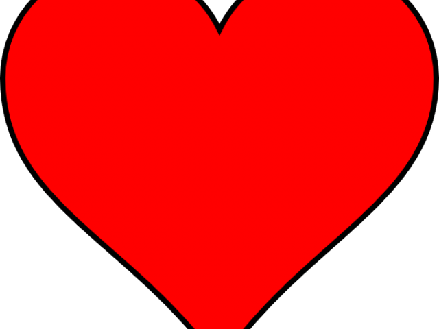 Red Heart Icon Simple Graphic