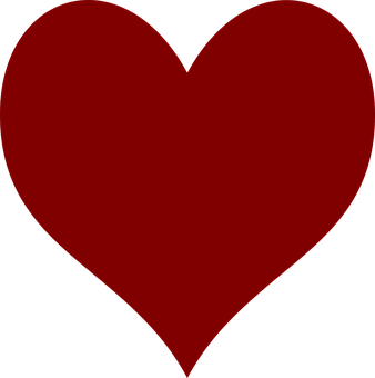 Red Heart Symbol Graphic