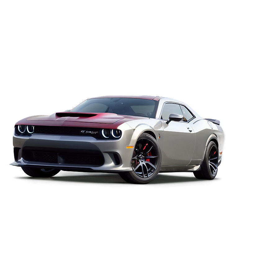 Red Hellcat Vehicle Png 06122024