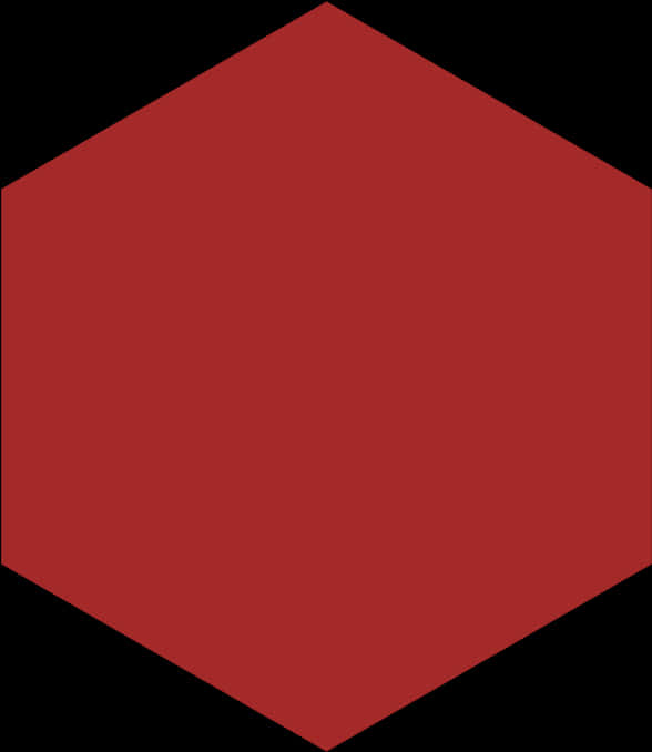 Red Hexagon Shape