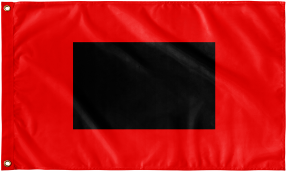 Red Hurricane Warning Flag