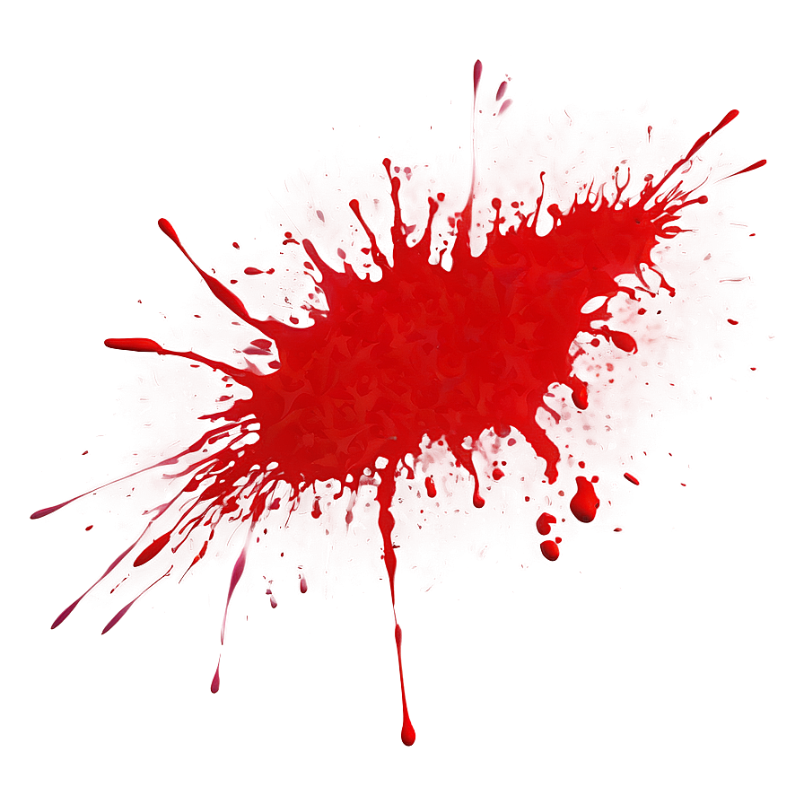 Red Ink Splatter Background Png 2