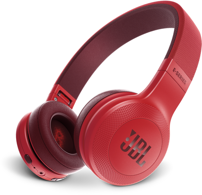 Red J B L Over Ear Headphones