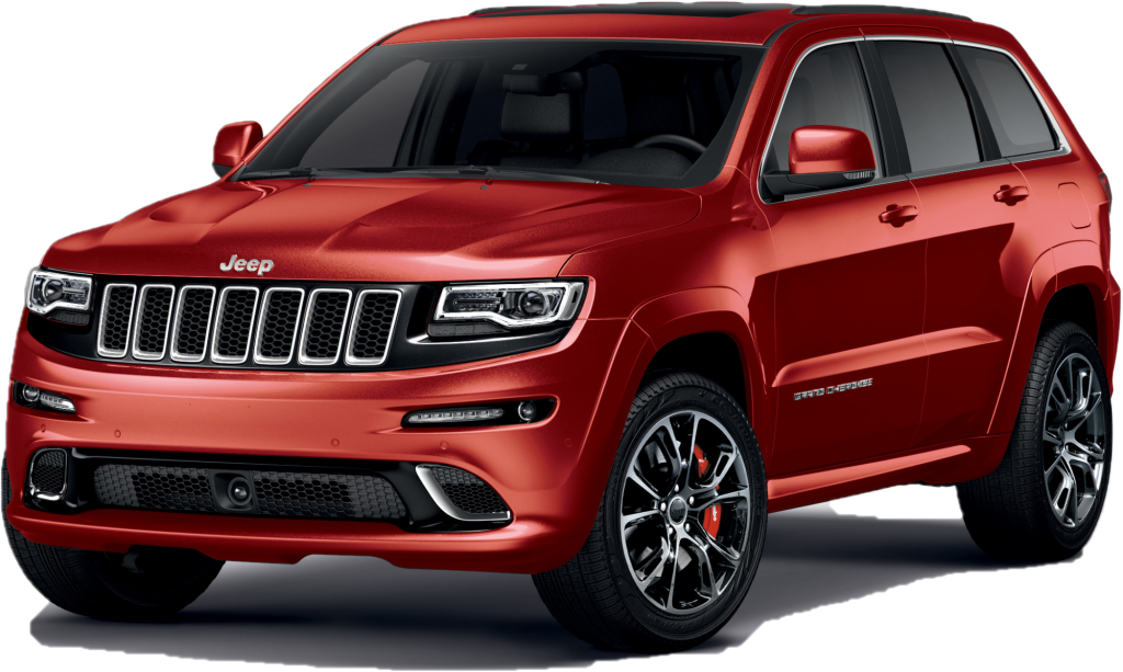 Red Jeep Grand Cherokee S U V