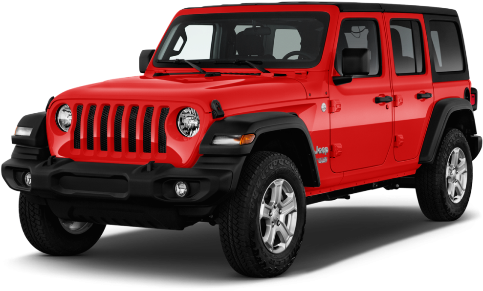 Red Jeep Wrangler Unlimited2023