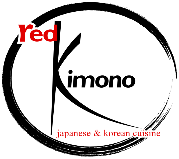 Red Kimono Japanese Korean Cuisine Logo