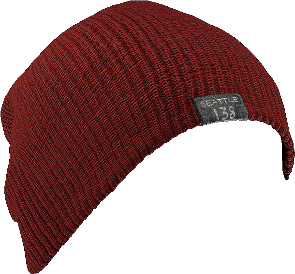 Red Knit Beanie Seattle38