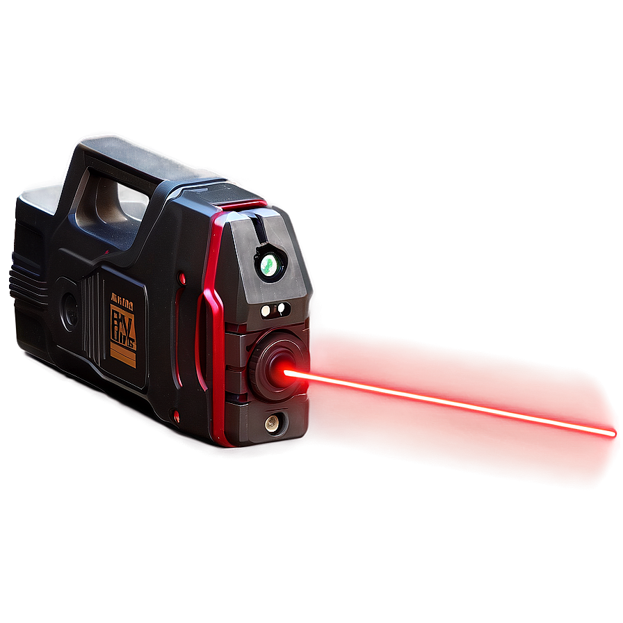 Red Laser Beam With Gloss Png 34