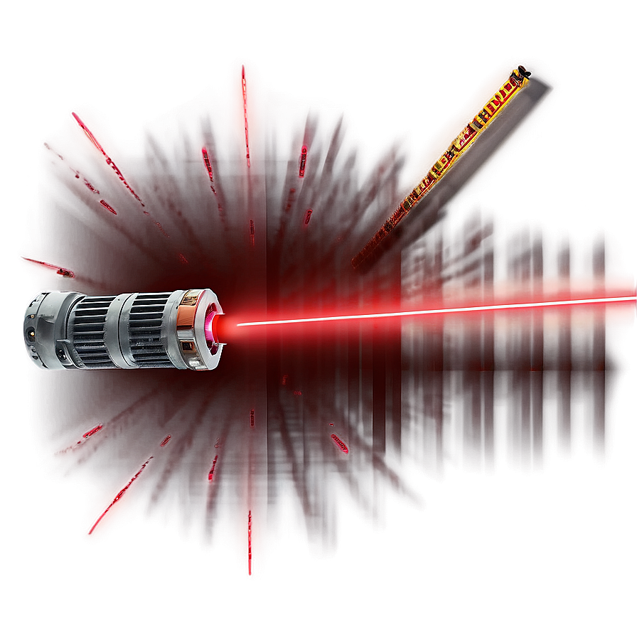 Red Laser Beam With Shadow Png Udb94