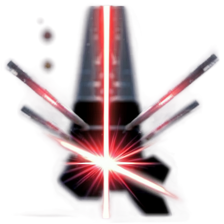 Red Light Beam Flare Png Fls63