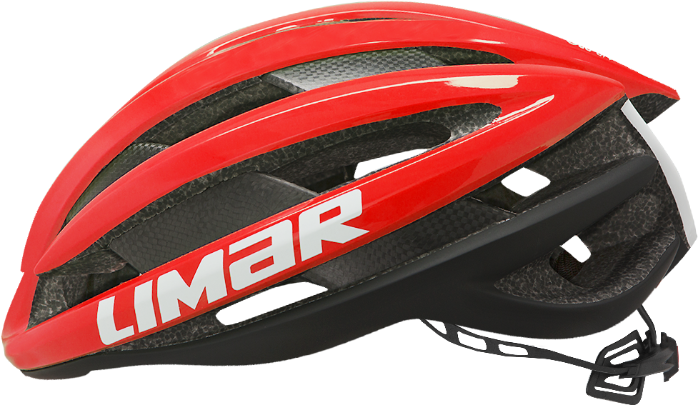 Red Limar Bicycle Helmet