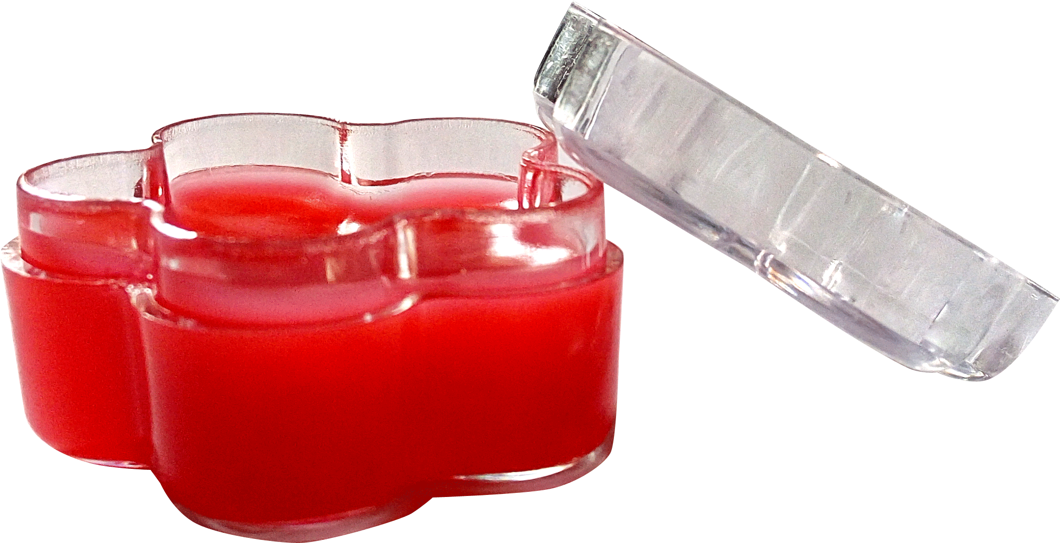 Red Lip Balm Open Container