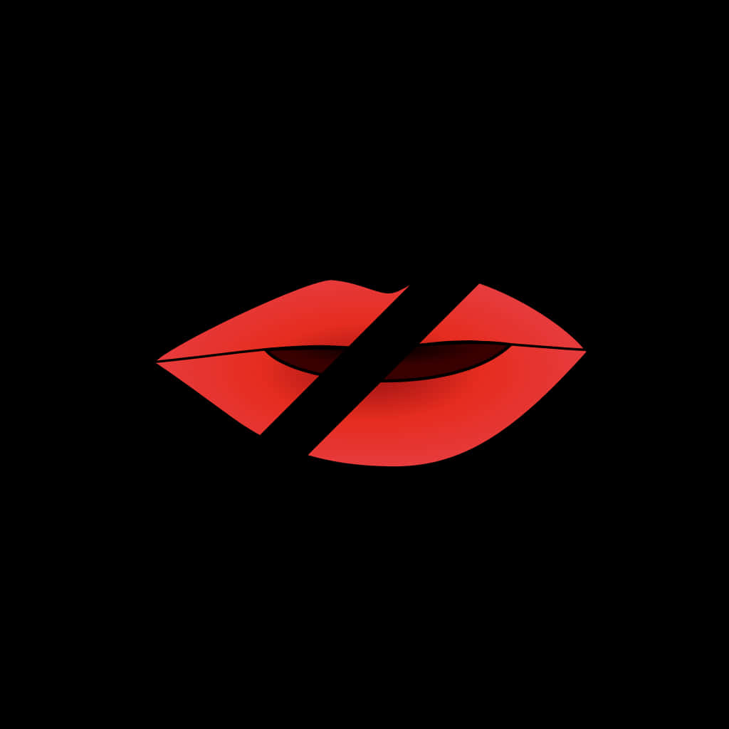 Red Lips Silenced Graphic