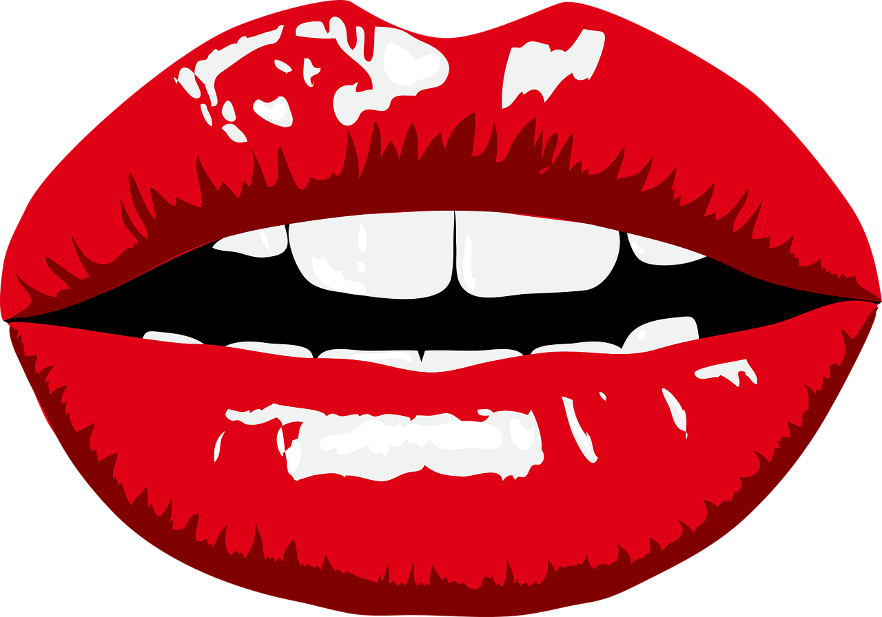 Red Lips Vector Art