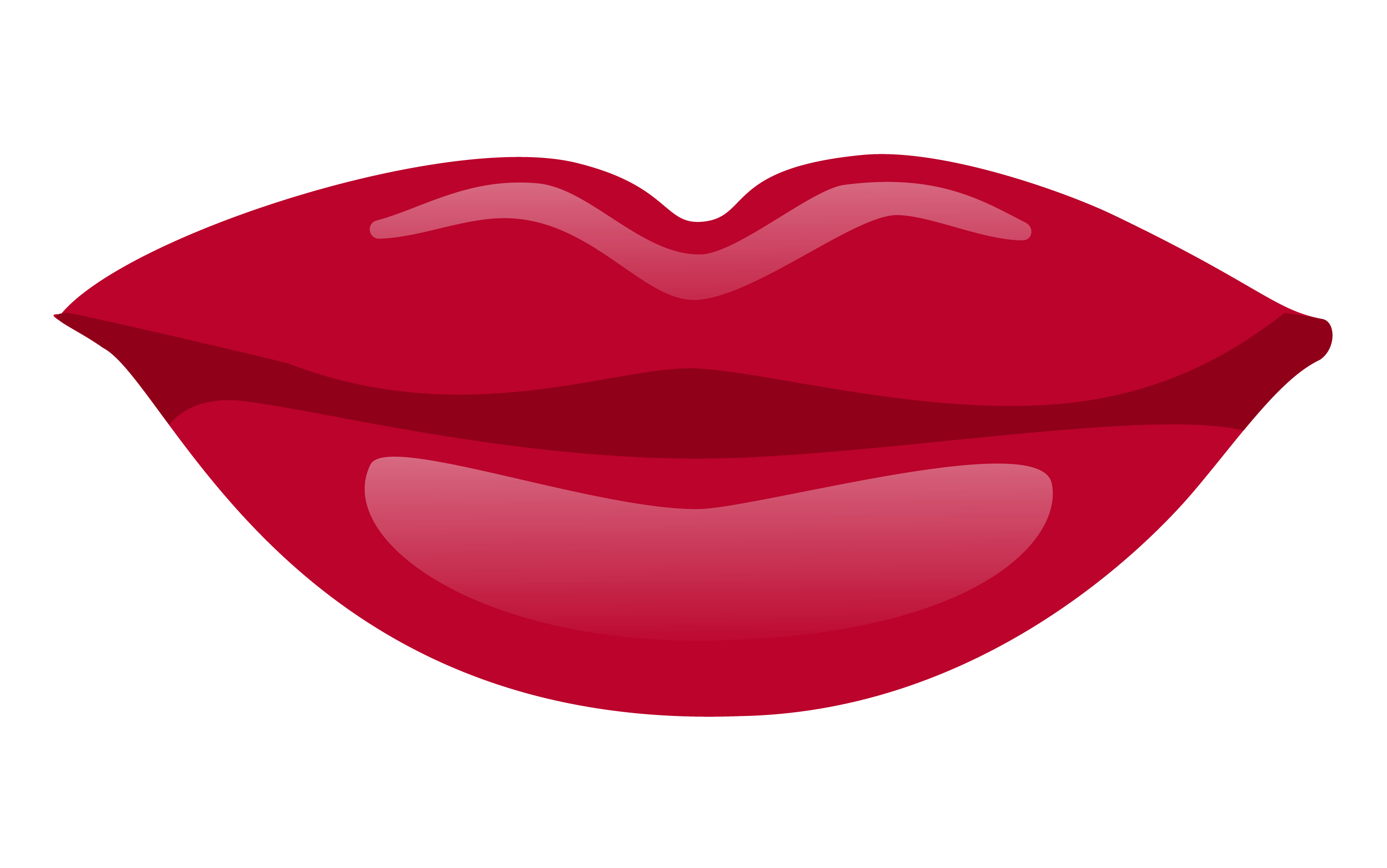 Red Lips Vector Illustration