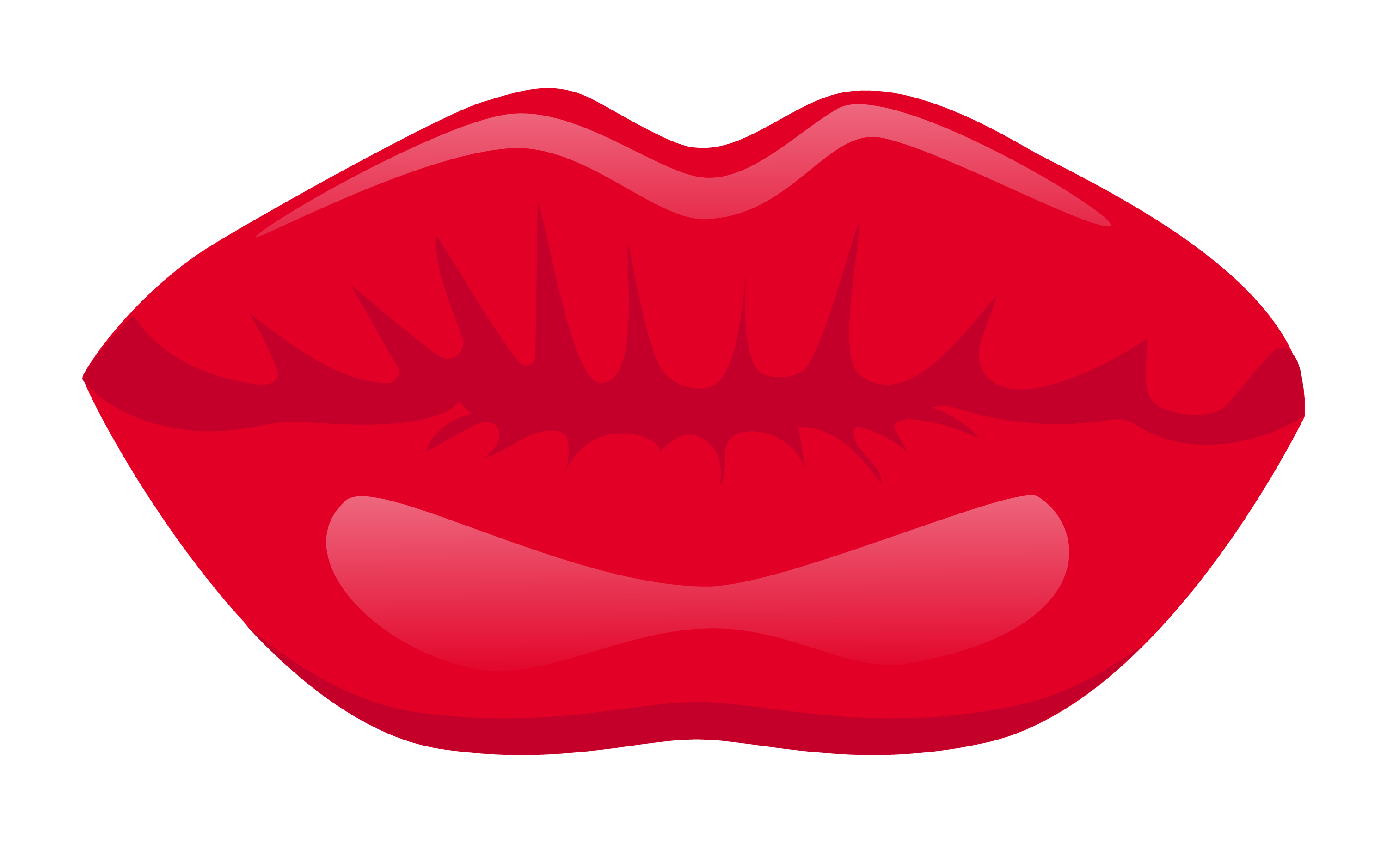 Red Lips Vector Illustration