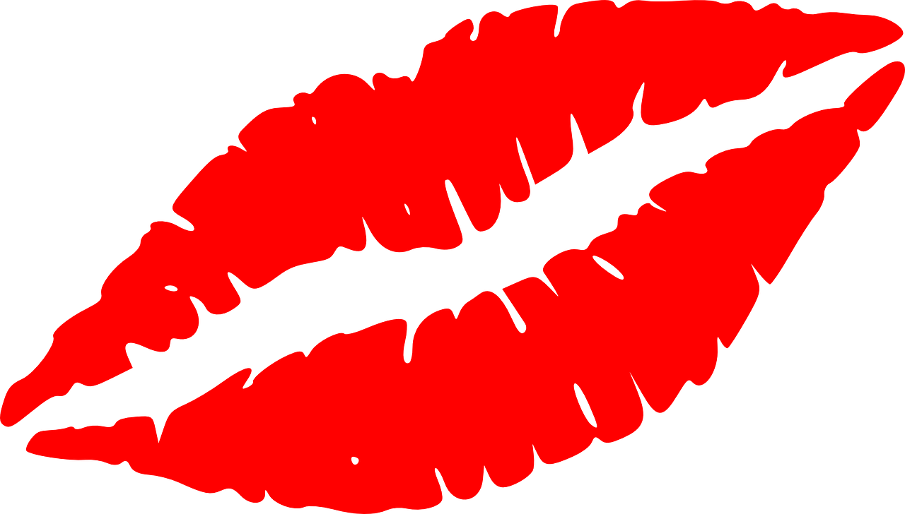 Red Lipstick Kiss Graphic