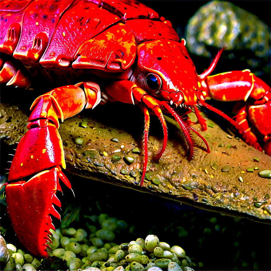 Red Lobster In Natural Habitat Png 06242024