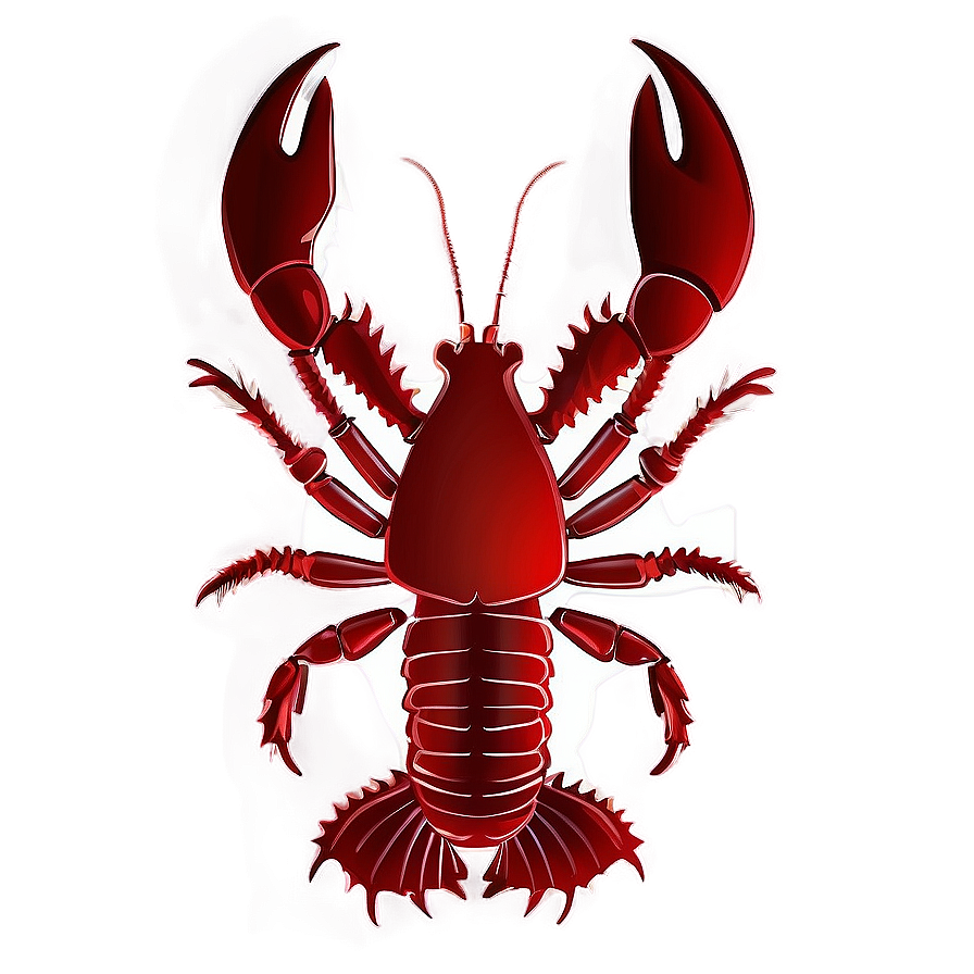 Red Lobster Silhouette Png Hbg