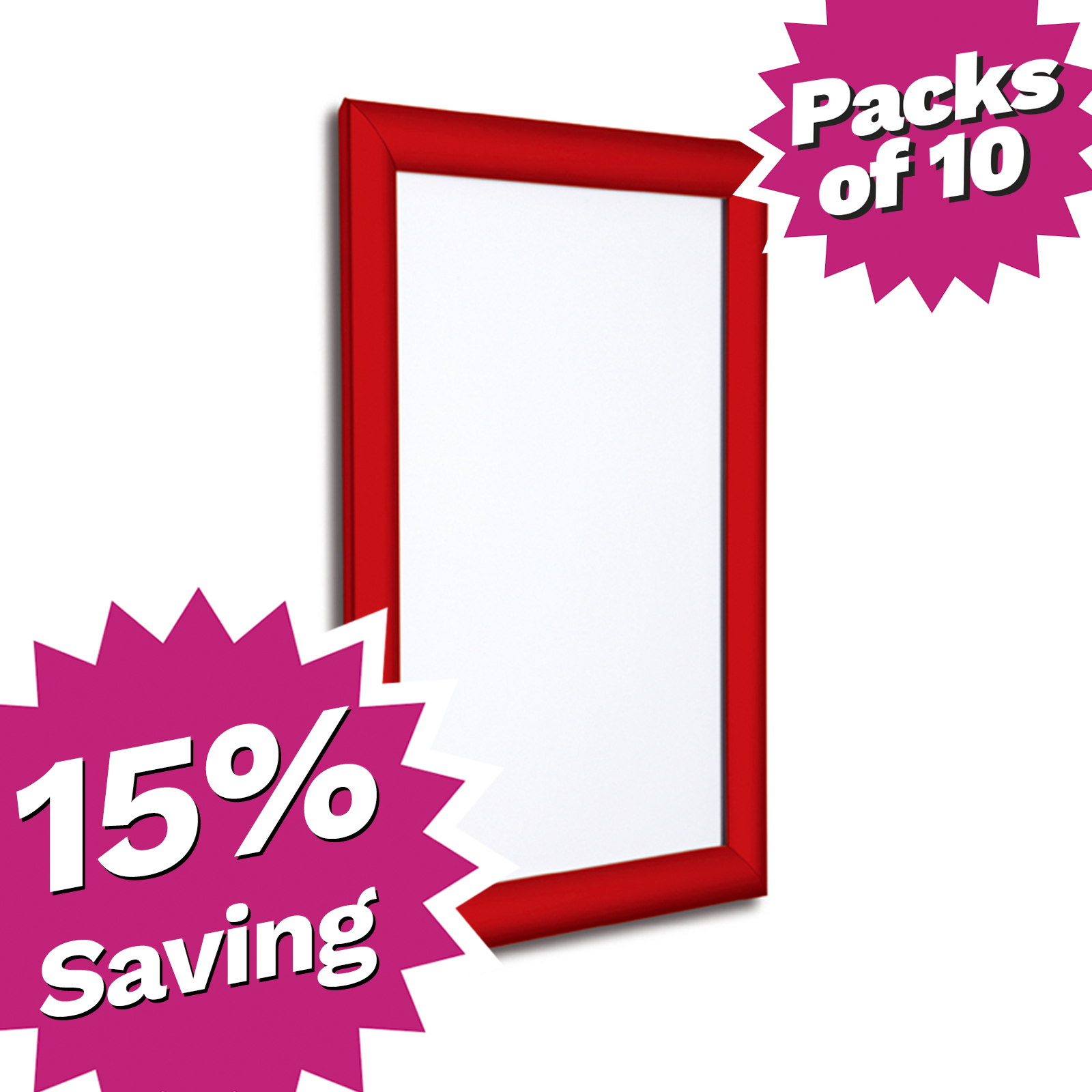 Red Love Frame Discount Promotion