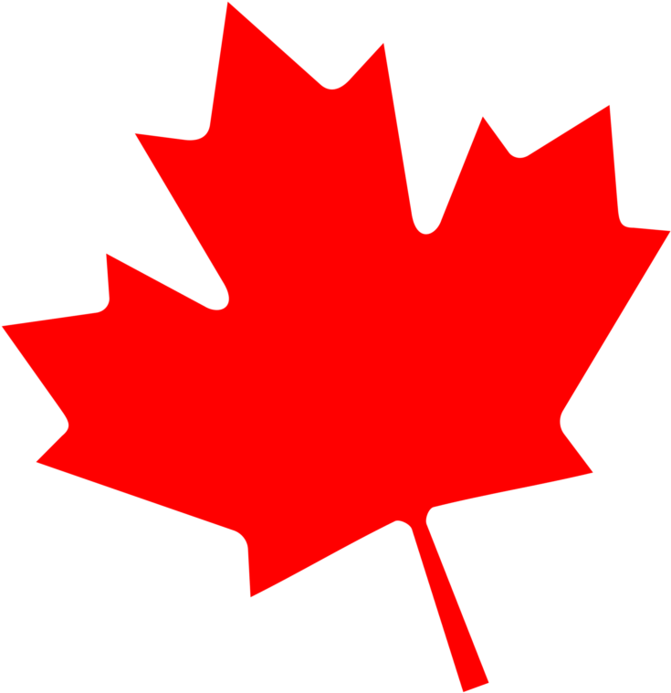 Red Maple Leaf Graphic