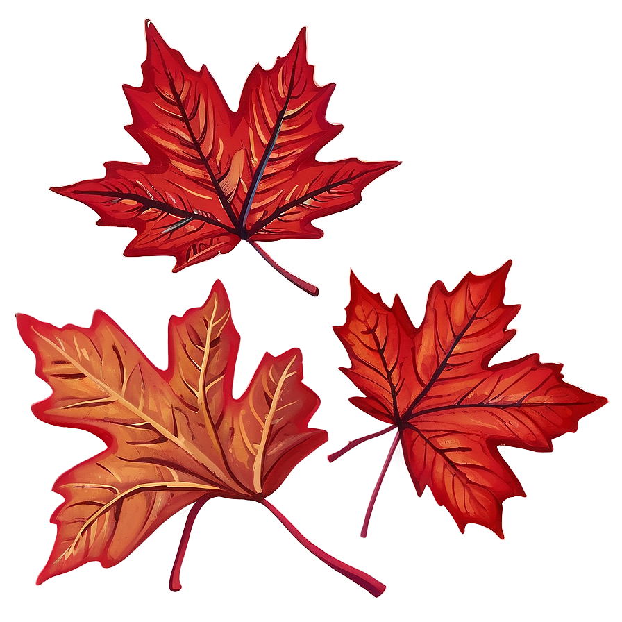 Red Maple Leaves Fall Png Qrx