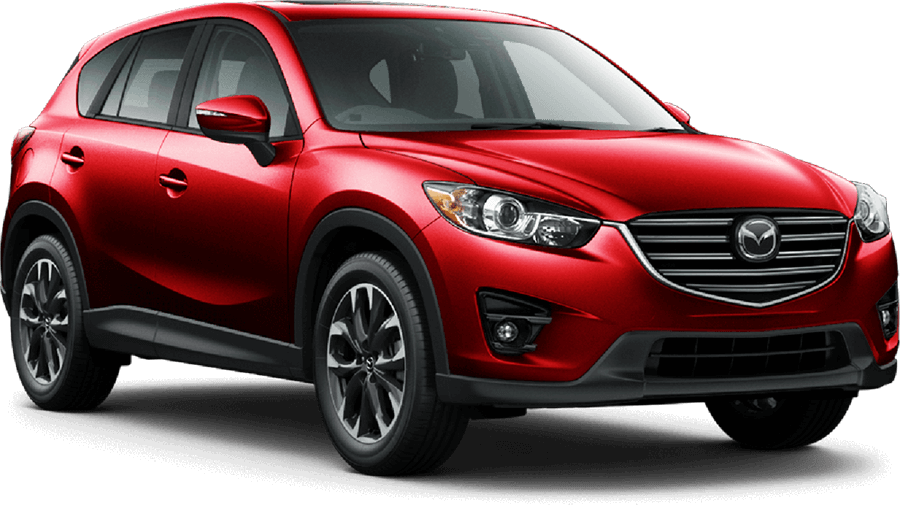 Red Mazda Crossover S U V