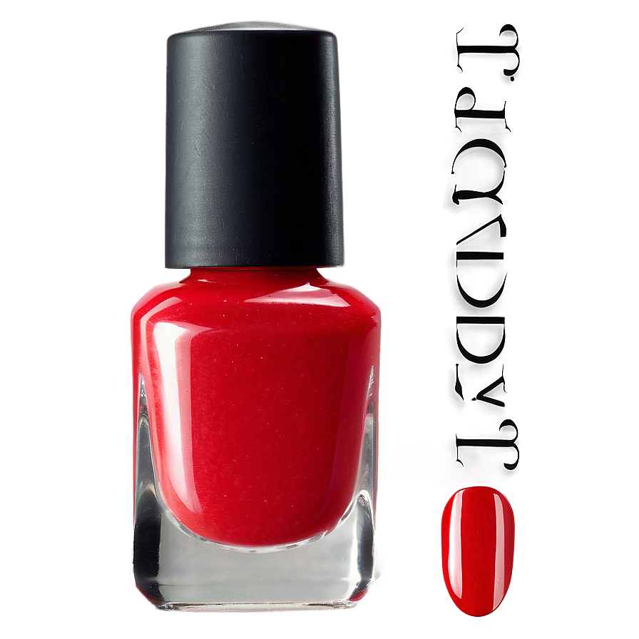 Red Nail Polish Png 05252024