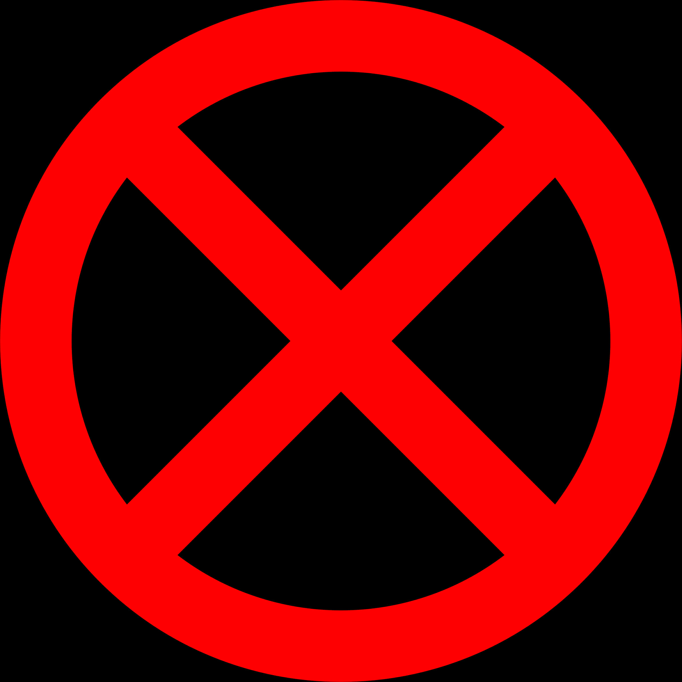 Red No Symbol Graphic