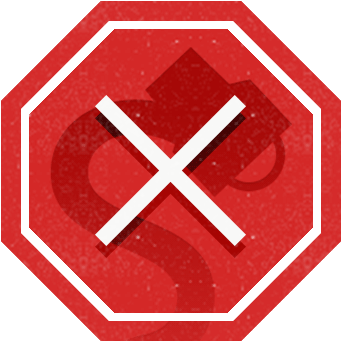 Red Octagon Stop Sign Graphic